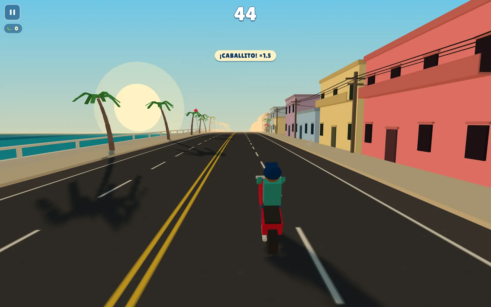 El Corre Corre: A one-thumb Dominican arcade ride through the Malecón, where en contra vía doubles the score.